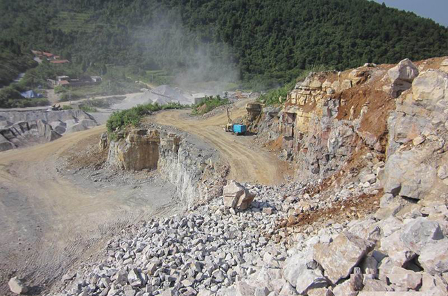 露天采石場建設 露天采石場建設