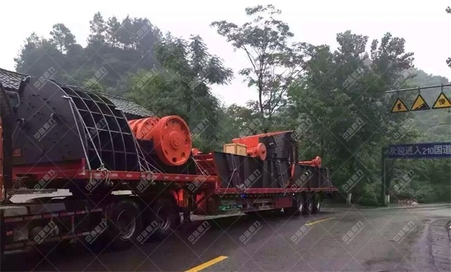石料生產線設備運輸