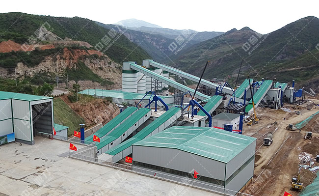甘肅平涼新世紀建材年產四百萬噸綠色環保砂石廠