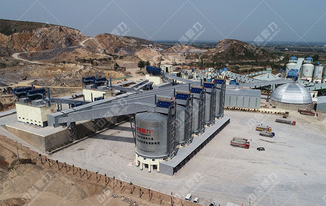 河南新鄉萬有石料廠年產1000萬噸綠色環保砂石廠